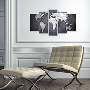 Pinturas Decorativas Elegantes em MDF (5 Peças), 100% MDF, 3 mm de Espessura | Tamanhos: 20x60 cm, 20x50 cm, 20x40 cm | Tamanho Total: 110x60 cm | Perfeito para Decoração de Casa