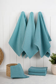 Conjunto de toalhas de cozinha – 43 x 76 cm – Gasolina – 90% algodão e 10% poliéster