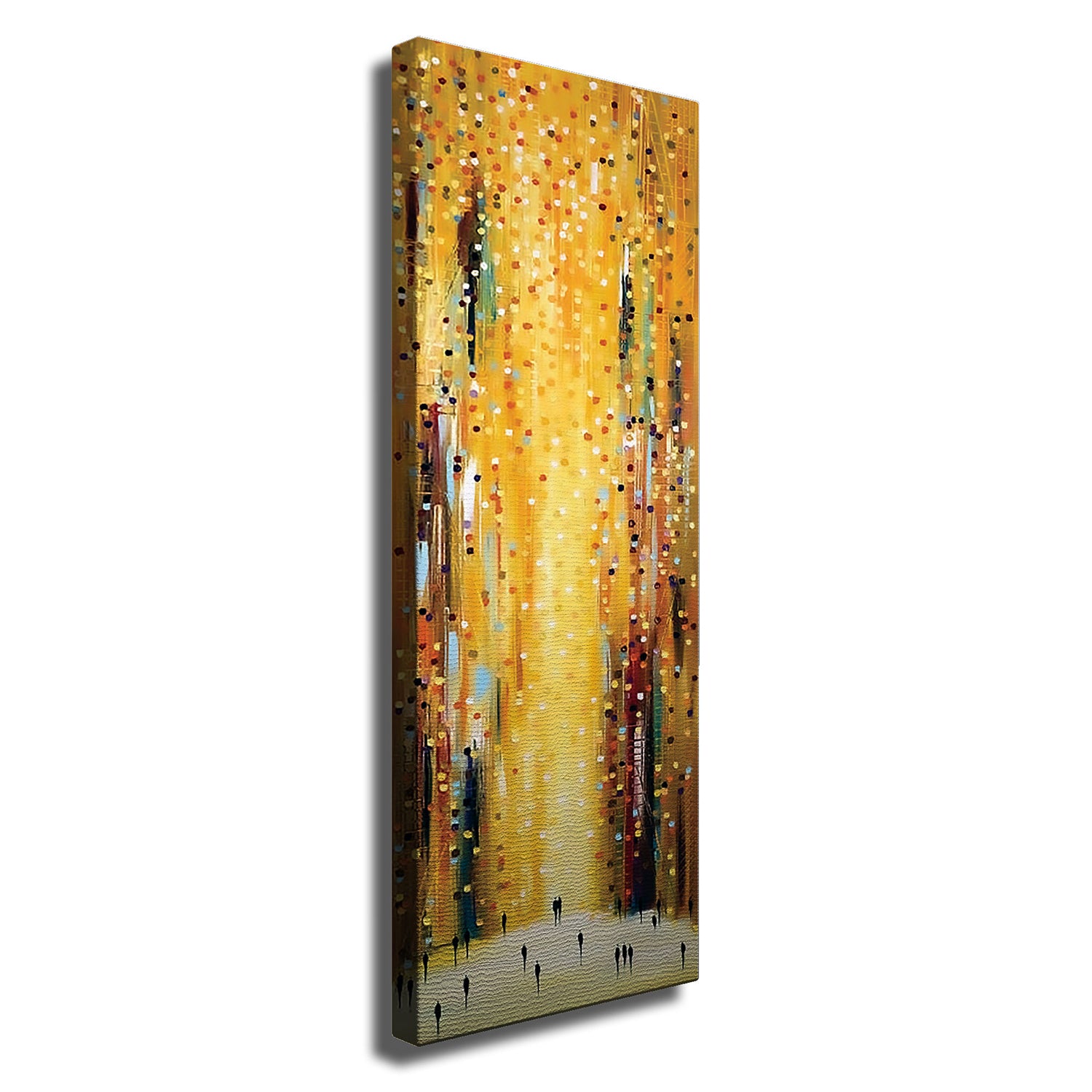 Impressionante pintura decorativa em tela, 30 x 80 cm, 50% algodão/50% poliéster, impressão digital em tela, moldura de madeira 2 x 3 cm | Perfeito para decoração de casa