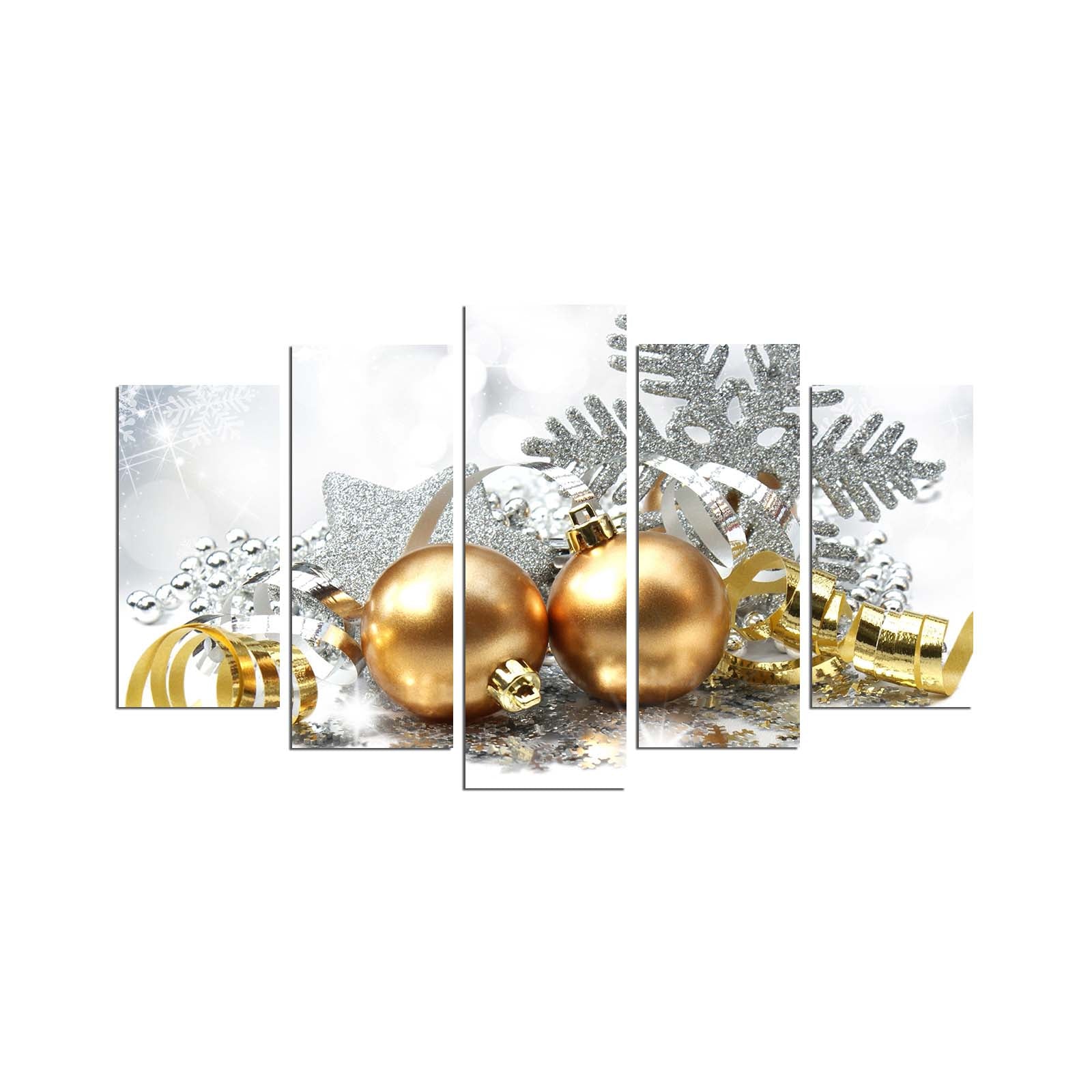 Quadro Decorativo em MDF Multicolor – Conjunto de 5 Peças, 105 x 60 cm (3 mm)