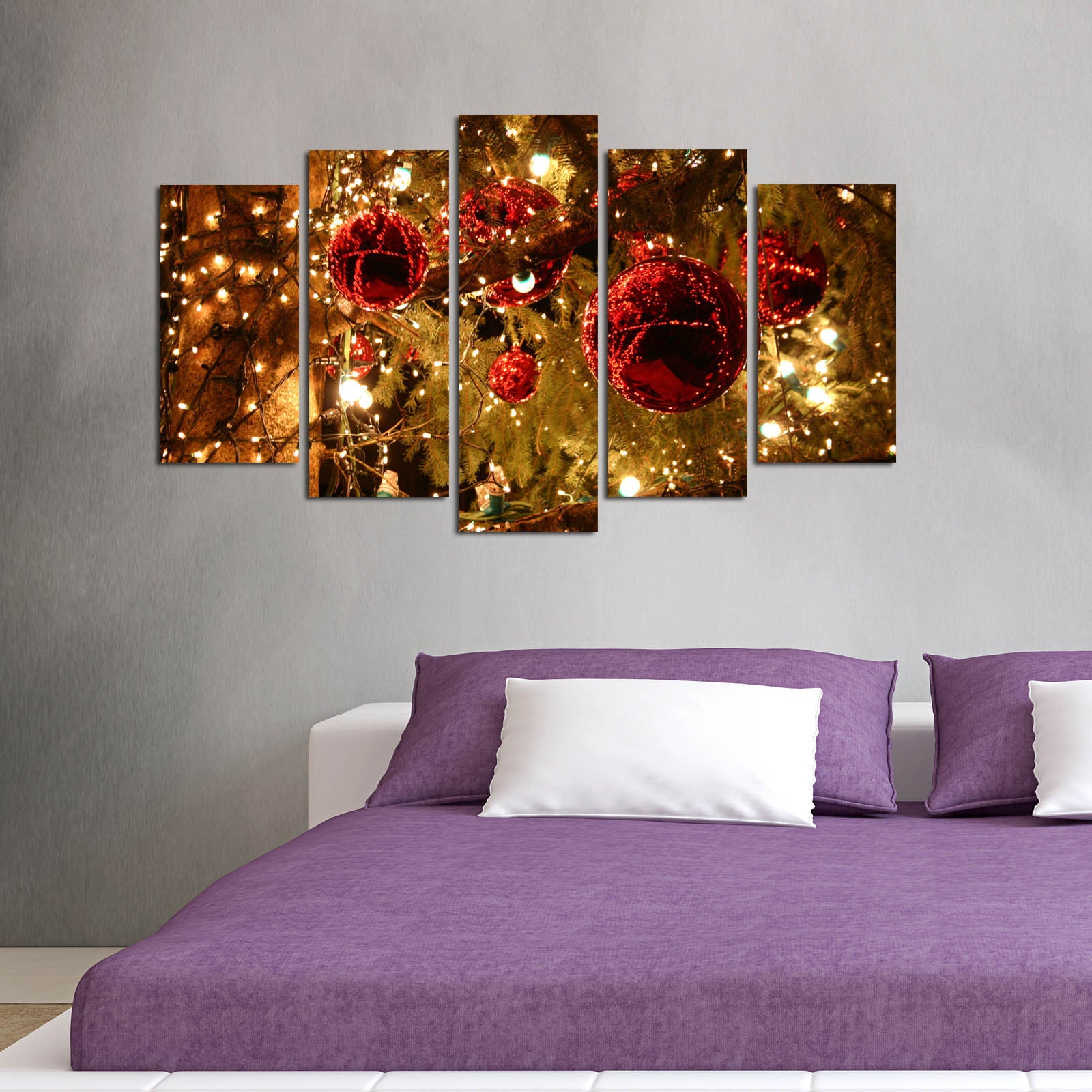 Quadro Decorativo em MDF (5 Peças) Multicolor – 105 x 60 cm