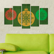 Quadro Decorativo em MDF (5 Peças) Multicolor — 105 x 60 cm