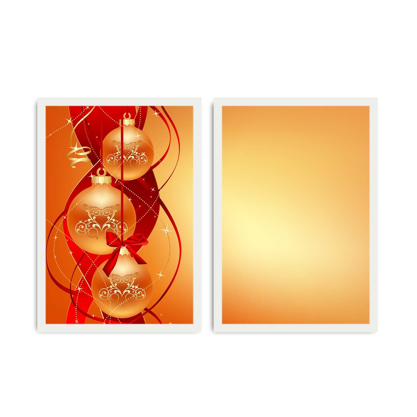 Quadro Decorativo em MDF com Moldura em PVC (Conjunto de 2) – Multicolor, 72 x 50 cm