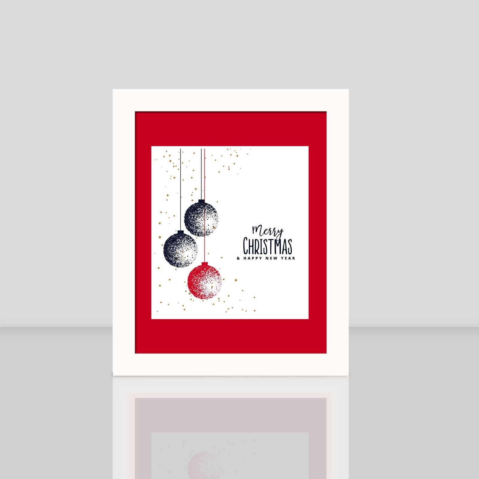 Quadro Decorativo em MDF com Moldura em PVC, Multicor, 23,5 x 28,5 cm