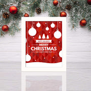 Quadro Decorativo em MDF com Moldura em PVC, Multicolor, 23,5 x 28,5 cm – BCTNOEL-004