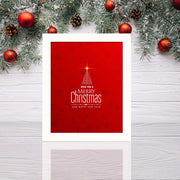 Quadro Decorativo em MDF com Moldura em PVC, Multicolor, 23,5 x 28,5 cm – BCTNOEL-006