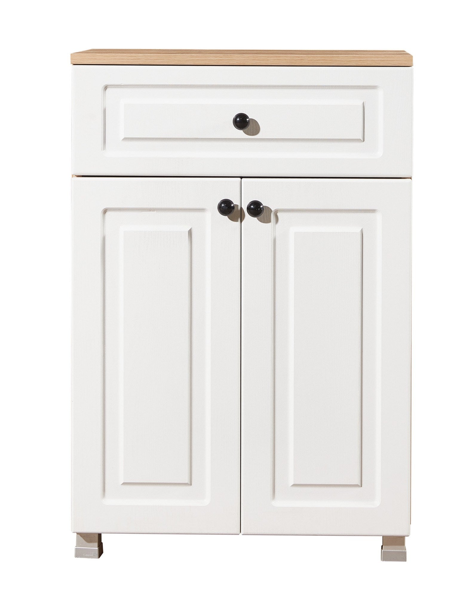 Armário multiusos – 60 cm x 89.5 cm x 39 cm – Carvalho Safira e Nogueira – Painéis de partículas revestidos a melamina