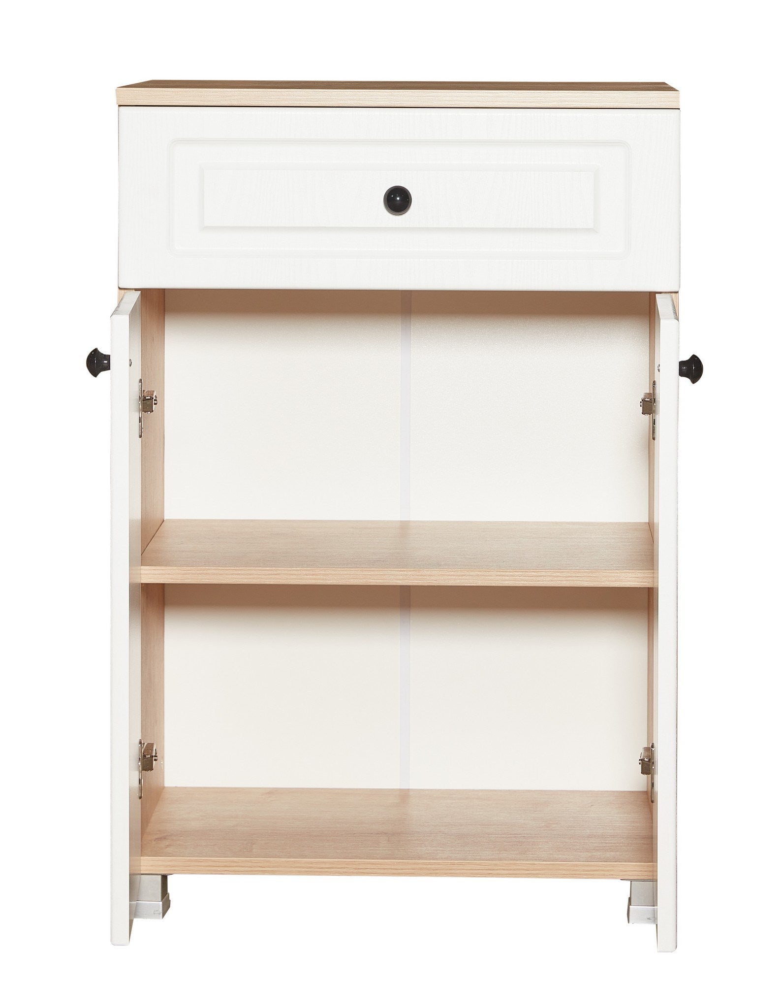 Armário multiusos – 60 cm x 89.5 cm x 39 cm – Carvalho Safira e Nogueira – Painéis de partículas revestidos a melamina