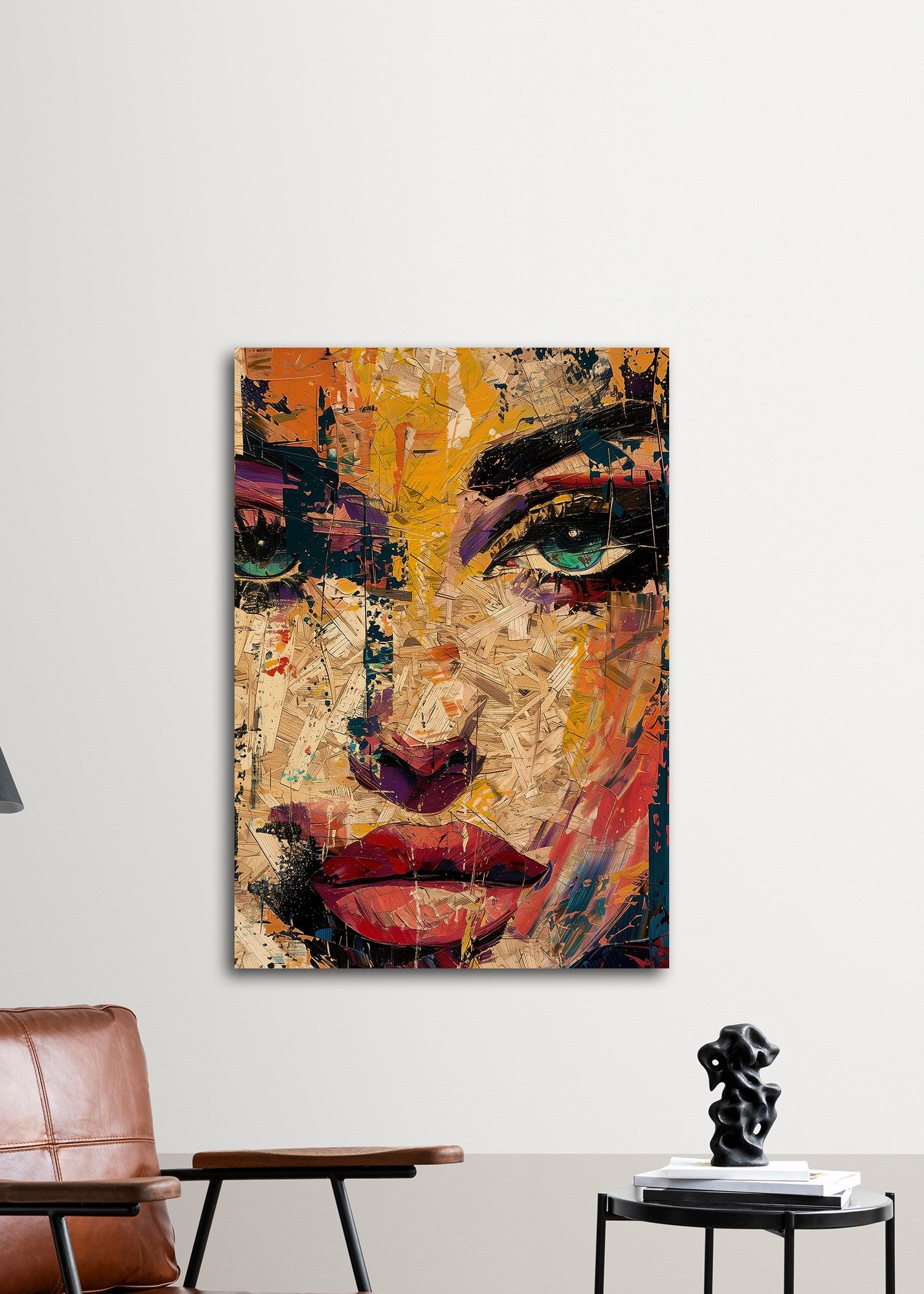 Quadro Decorativo com Moldura em MDF Huhu314, Multicolor, 70 x 100 cm, Impressão UV 100%, 11 mm – Ref. 233DWC1104