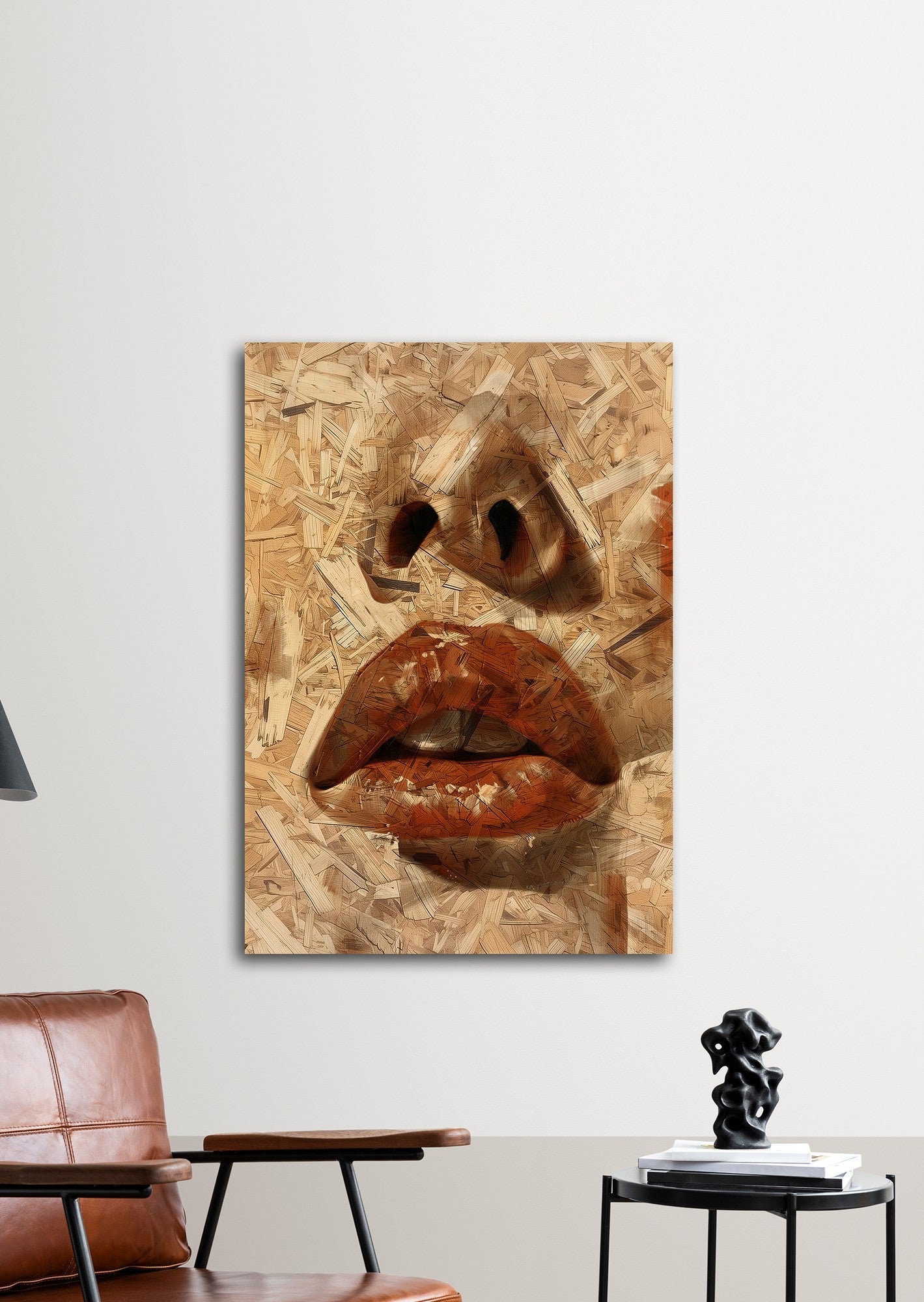 Quadro Decorativo em MDF com Moldura Huhu315, Multicolorido, 70 x 100 cm, Impressão UV 100%, 11 mm (Ref. 233DWC1106)