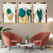 Quadro Decorativo 3 Peças em MDF & Plexiglass, Multicolor, 40 x 60 cm – Huhu398 (Ref. 233DWC1328)