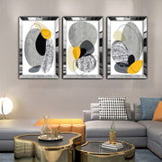 Huhu407 Conjunto de Quadros Decorativos 3 Peças 40x60 cm – Multicolor em MDF & Plexiglass