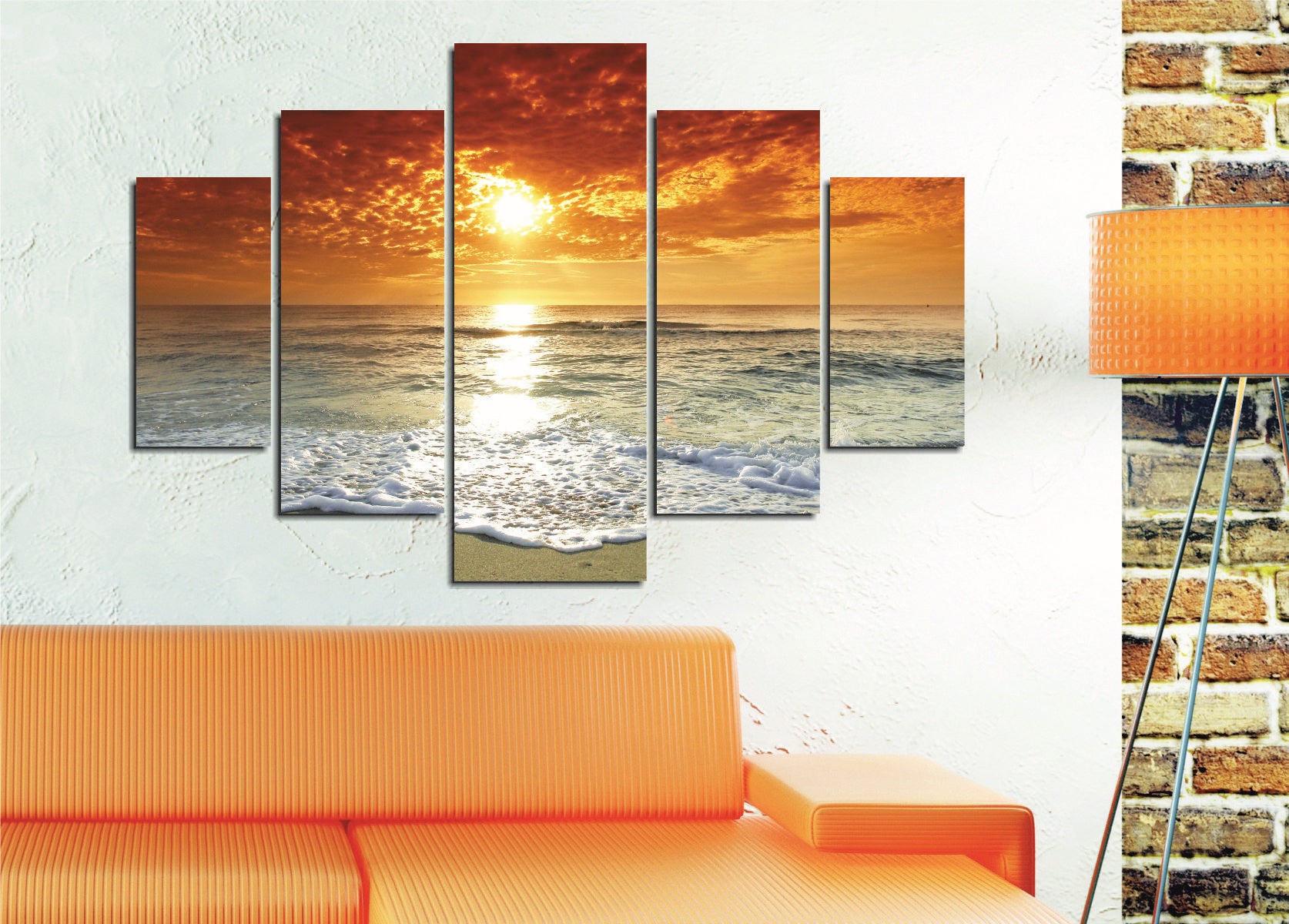 Pinturas Decorativas Elegantes em MDF (5 Peças), 100% MDF, 3 mm de Espessura | Tamanhos: 56x20 cm, 42x17 cm, 28x14 cm | Perfeitas para Decoração de Casa e Arte de Parede