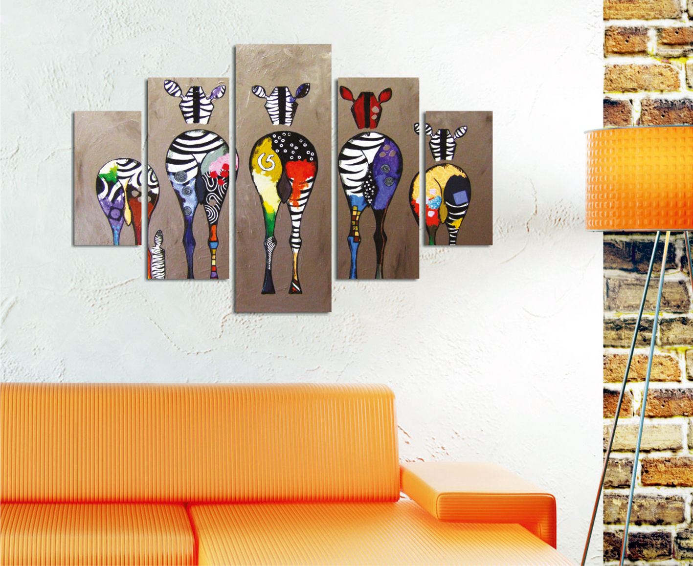 Pinturas Decorativas Elegantes em MDF (5 Peças), 100% MDF, Vários Tamanhos | Perfeitas para Decoração de Casa, Sala de Estar e Escritório | Arte Elegante e Única
