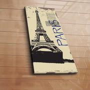 Tela Decorativa Multicolor Premium 30x70cm - Moldura Madeira