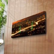 Quadro Decorativo Canvas Multicolor 30x70cm - Moldura Madeira