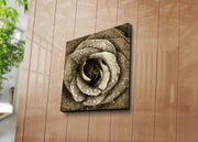 Quadro Decorativo Canvas Premium Multicolor 45x45cm - Moldura Madeira