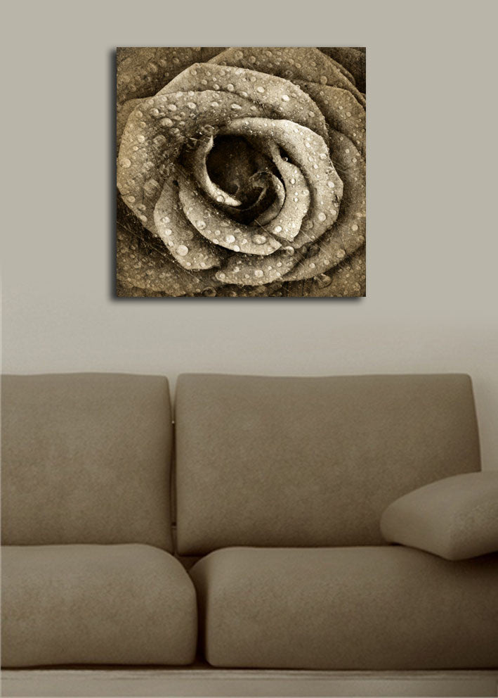 Quadro Decorativo Canvas Premium Multicolor 45x45cm - Moldura Madeira