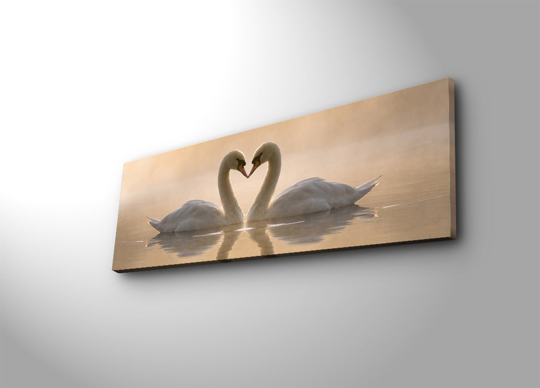 Tela Decorativa Multicolor 30x90cm - Canvas Premium com Moldura