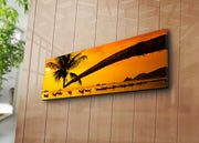 Tela Decorativa Multicolor 30x90cm - Moldura Madeira Premium