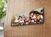 Quadro Decorativo Multicolor Canvas Premium 30x90cm Moldura Madeira