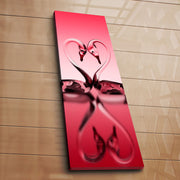 Tela Decorativa Multicolor 30x90cm | Moldura Madeira Premium