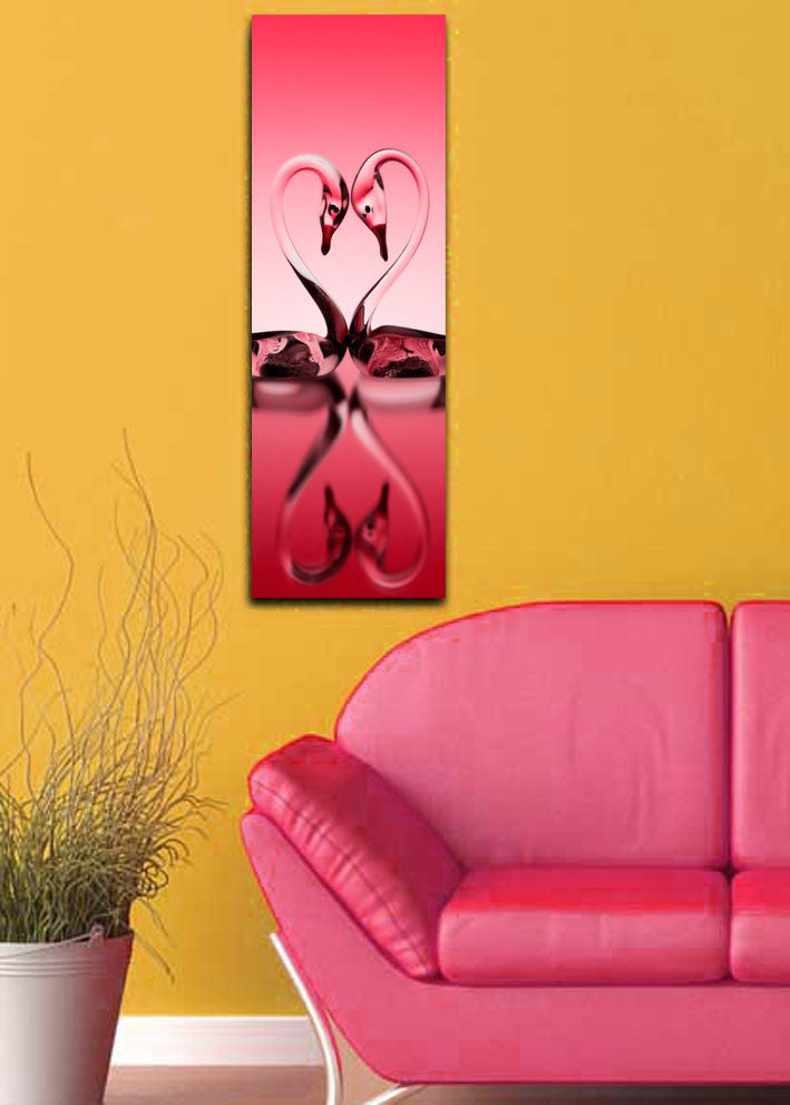 Tela Decorativa Multicolor 30x90cm | Moldura Madeira Premium