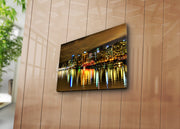 Tela Decorativa Multicolor Premium - Moldura Madeira 30x40cm