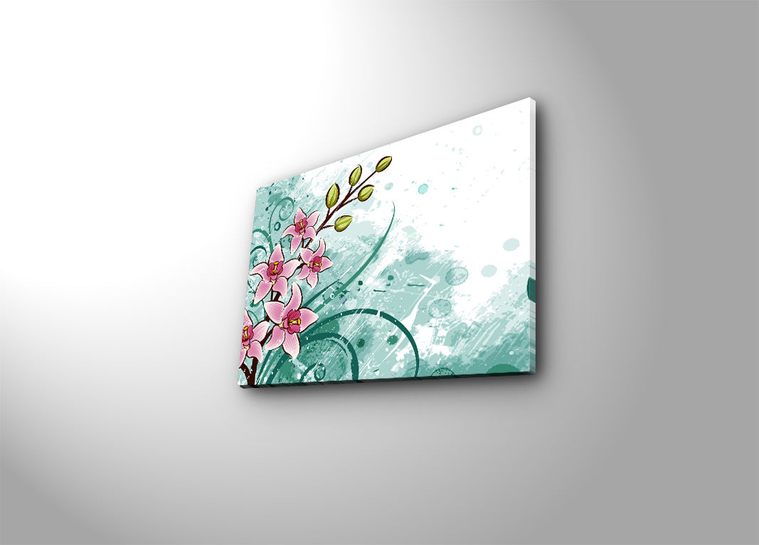 Tela Decorativa Multicolor - Arte Premium em Canvas Suede 28x38cm