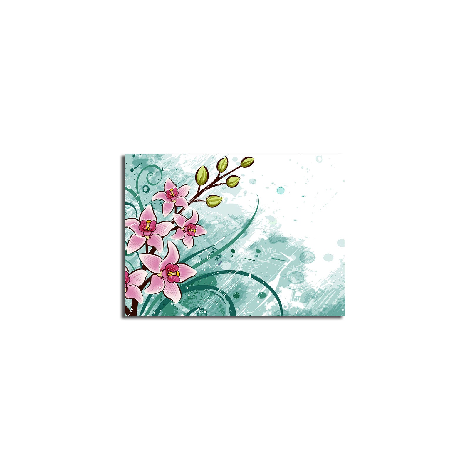 Tela Decorativa Multicolor - Arte Premium em Canvas Suede 28x38cm