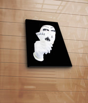 Tela Decorativa Multicolor 28x38cm - Moldura Madeira Premium