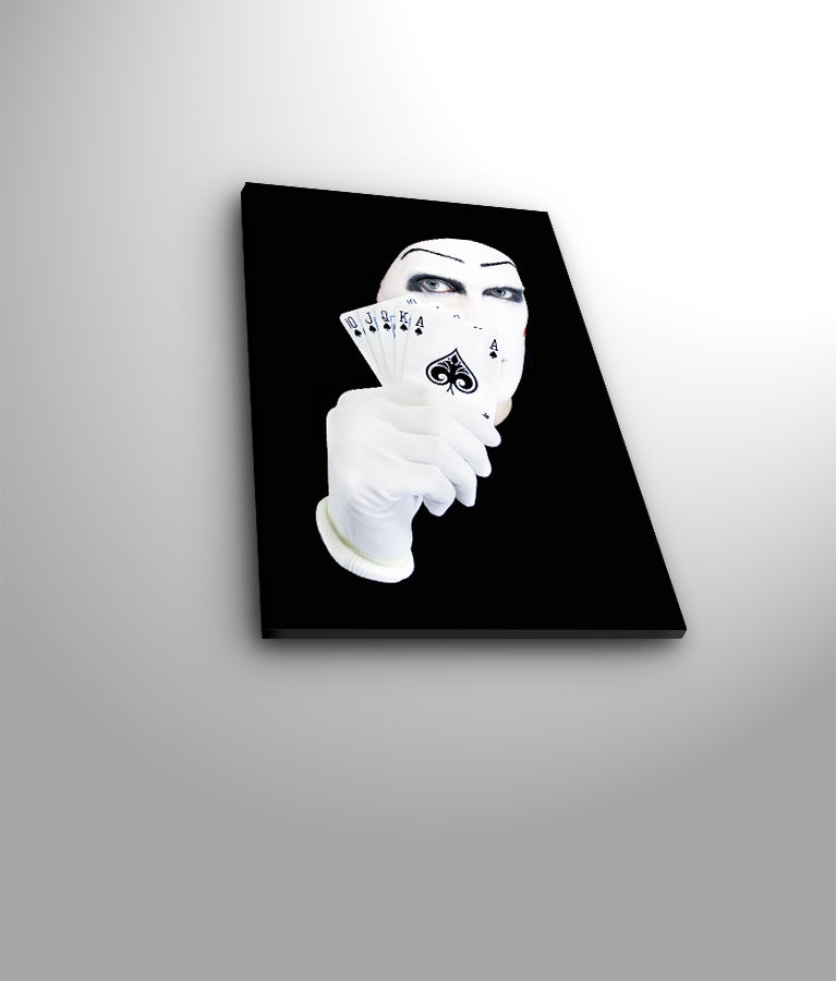 Tela Decorativa Multicolor 28x38cm - Moldura Madeira Premium