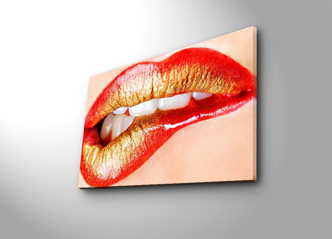 Tela Decorativa Multicolor Premium 45x70cm - Moldura Madeira