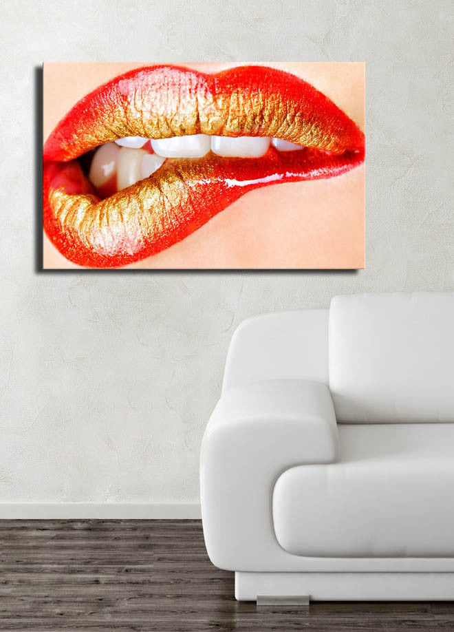 Tela Decorativa Multicolor Premium 45x70cm - Moldura Madeira