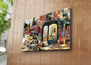 Tela Decorativa Multicolor Premium - Arte Moderna 45x70cm