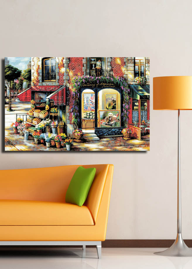 Tela Decorativa Multicolor Premium - Arte Moderna 45x70cm