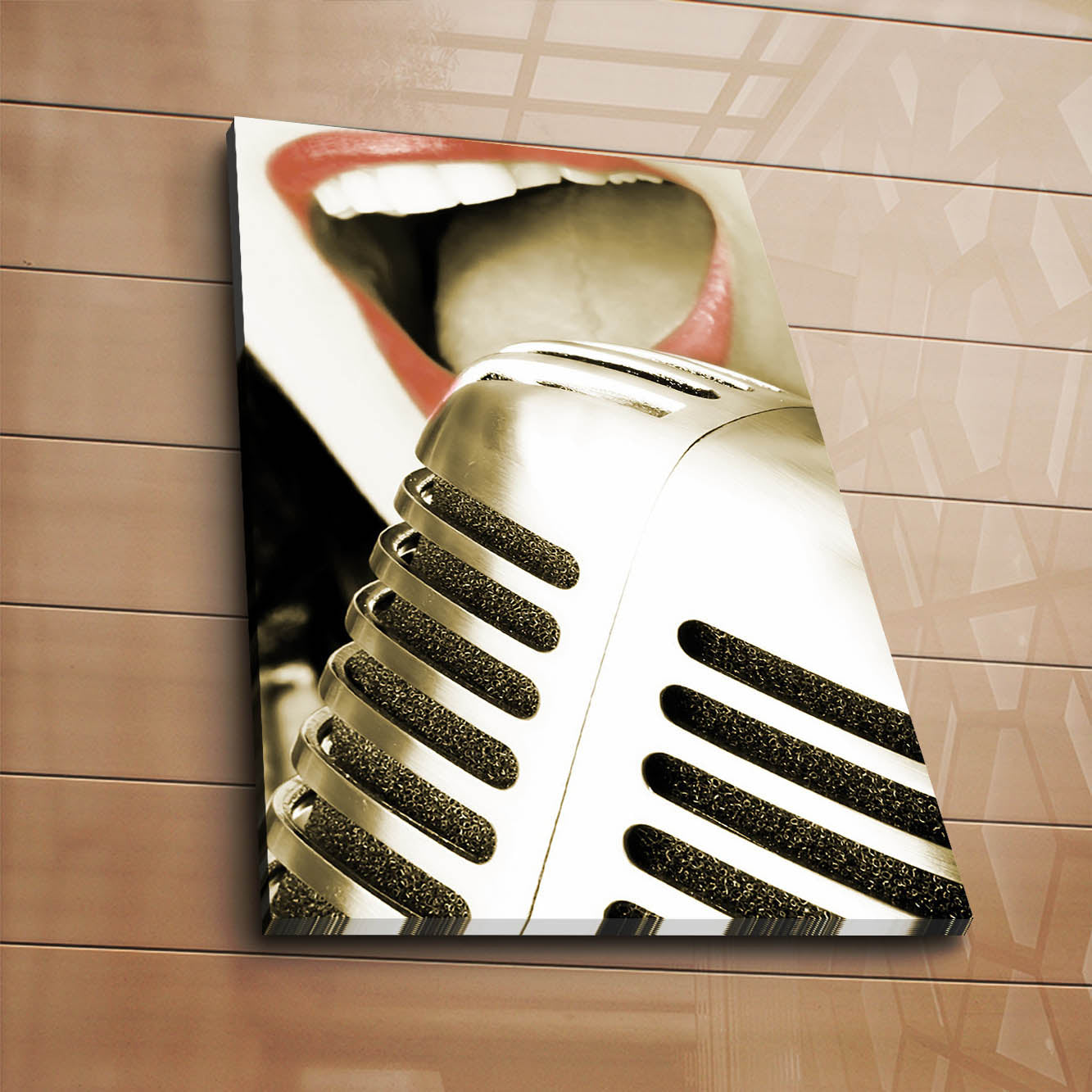 Tela Decorativa Multicolor 45x70cm - Canvas Premium com Moldura