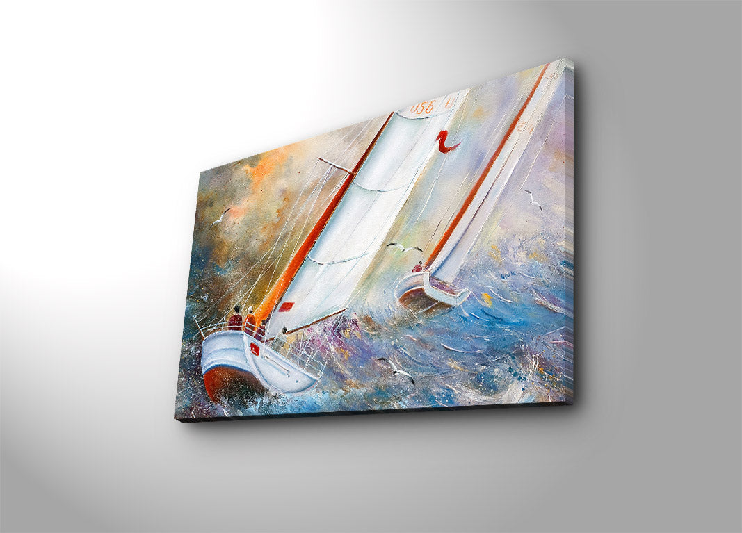 Quadro Decorativo Multicolor em Tela Canvas Premium 45x70cm