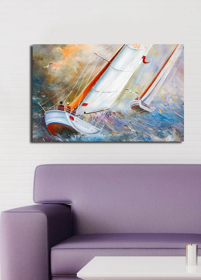Quadro Decorativo Multicolor em Tela Canvas Premium 45x70cm