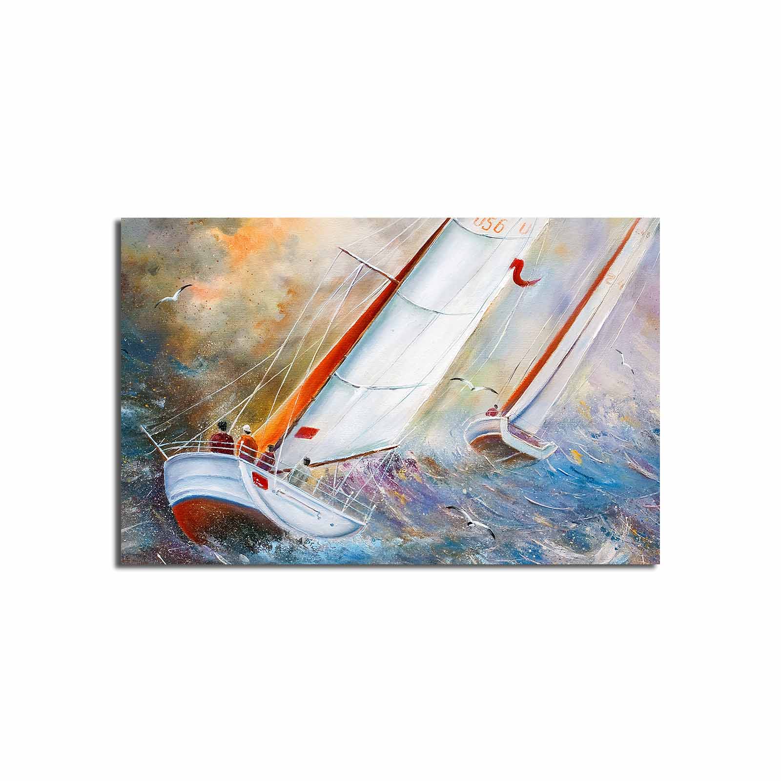 Quadro Decorativo Multicolor em Tela Canvas Premium 45x70cm