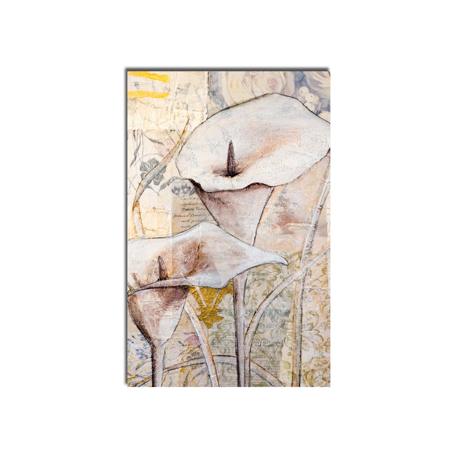 Pintura Decorativa em Tela Multicolor - Arte Moderna Premium 45x70cm