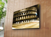 Tela Decorativa Multicolor 45x70cm - Moldura Madeira Premium