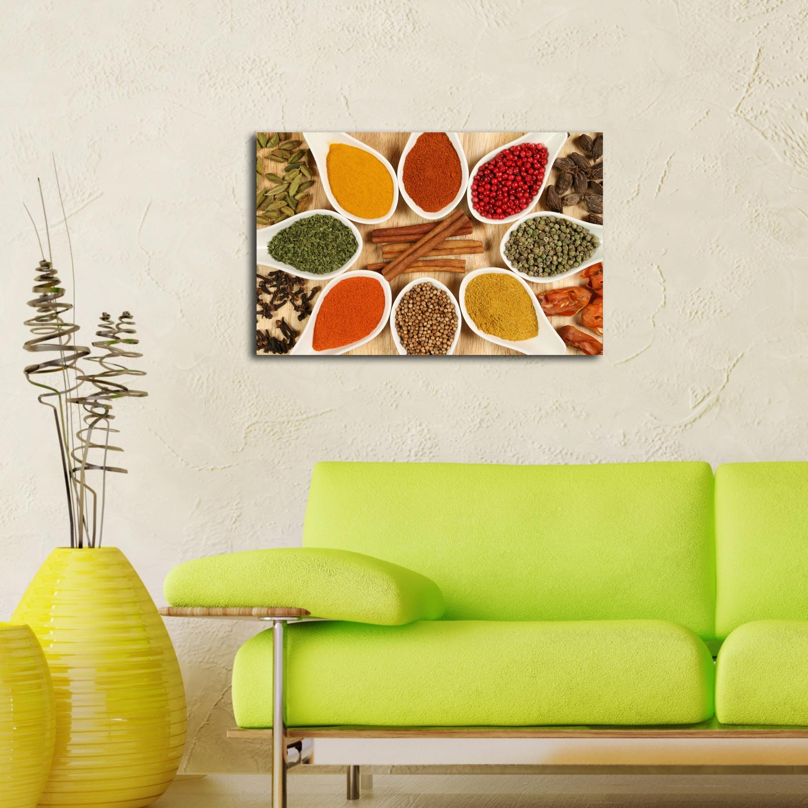 Tela Decorativa Multicolor Premium - Arte Moderna 45x70cm