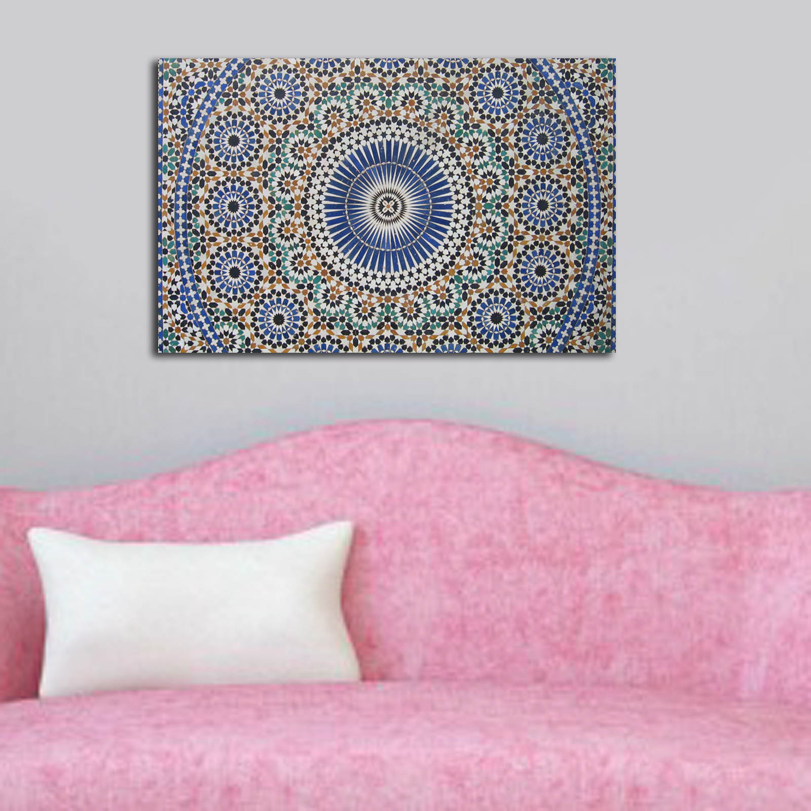 Tela Decorativa Multicolor Premium - Arte Moderna 45x70cm