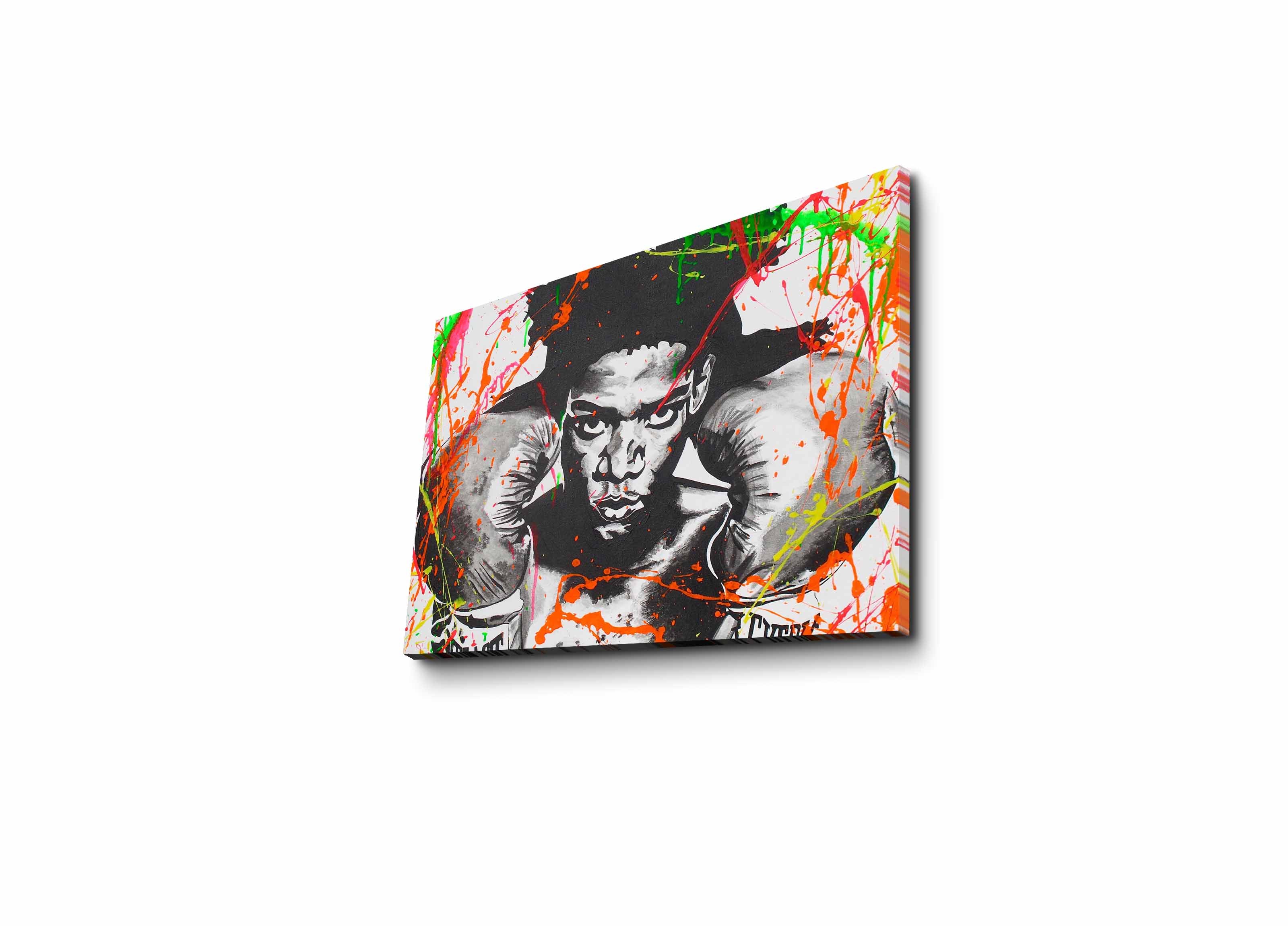 Quadro Decorativo Canvas Multicolor 30x40cm - Moldura Madeira