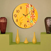 Relógio Decorativo MDF Multicolor Ms-03 - 40cm Diâmetro