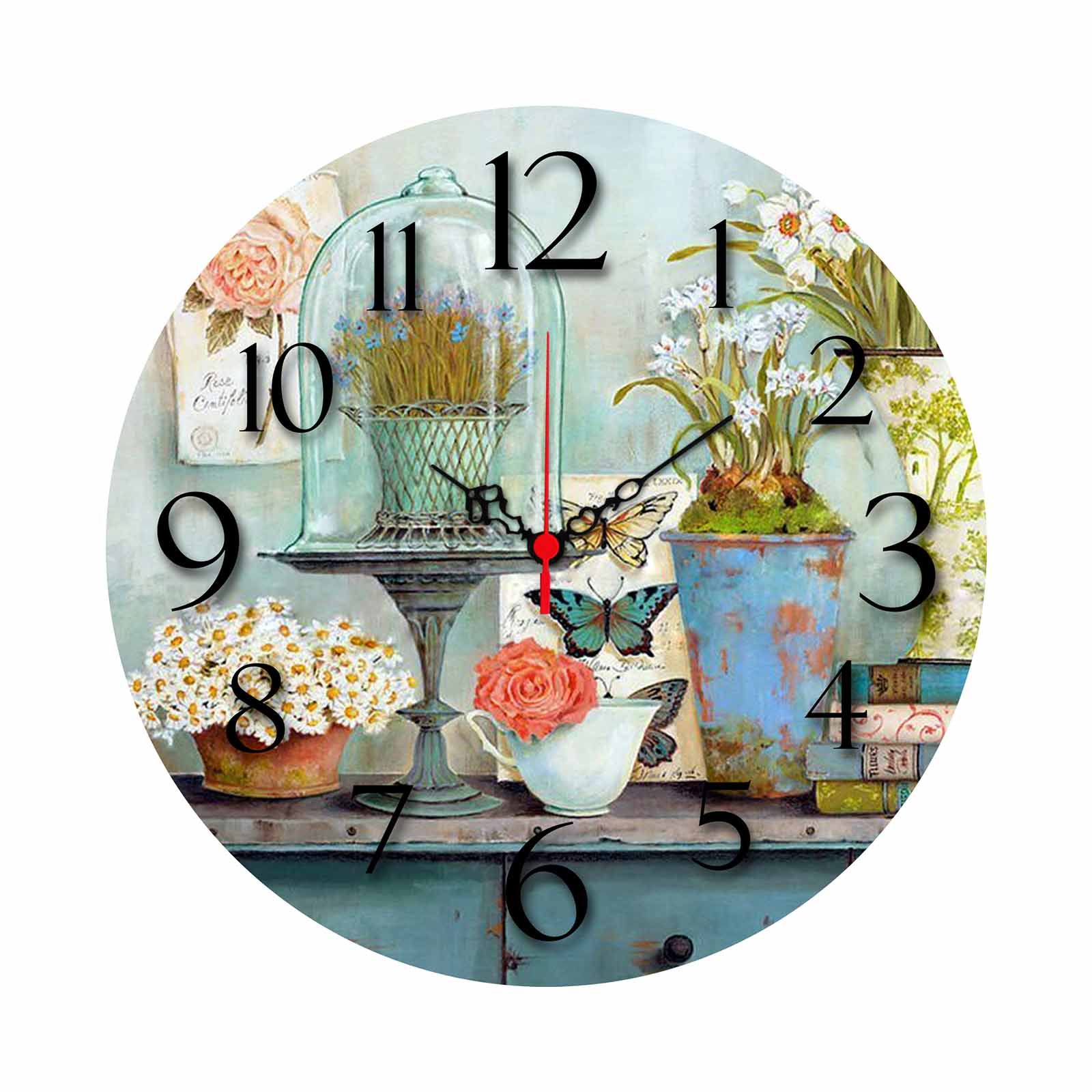 Relógio Decorativo Ms-15 Multicolor - Design Moderno 40cm