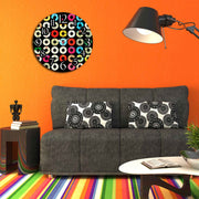 Relógio Decorativo Ms-18 Multicolor - Design Moderno MDF 40cm