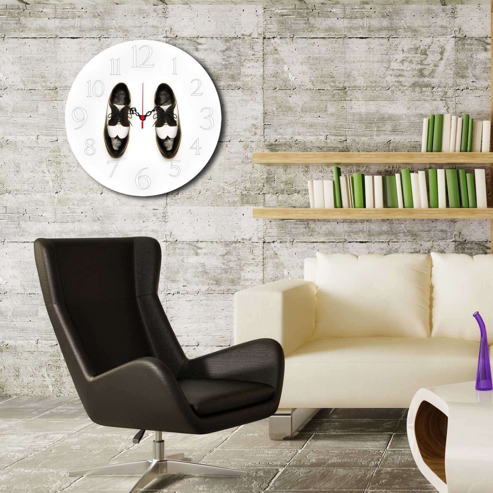 Relógio Decorativo MDF Ms-22 Multicolor Premium 42cm