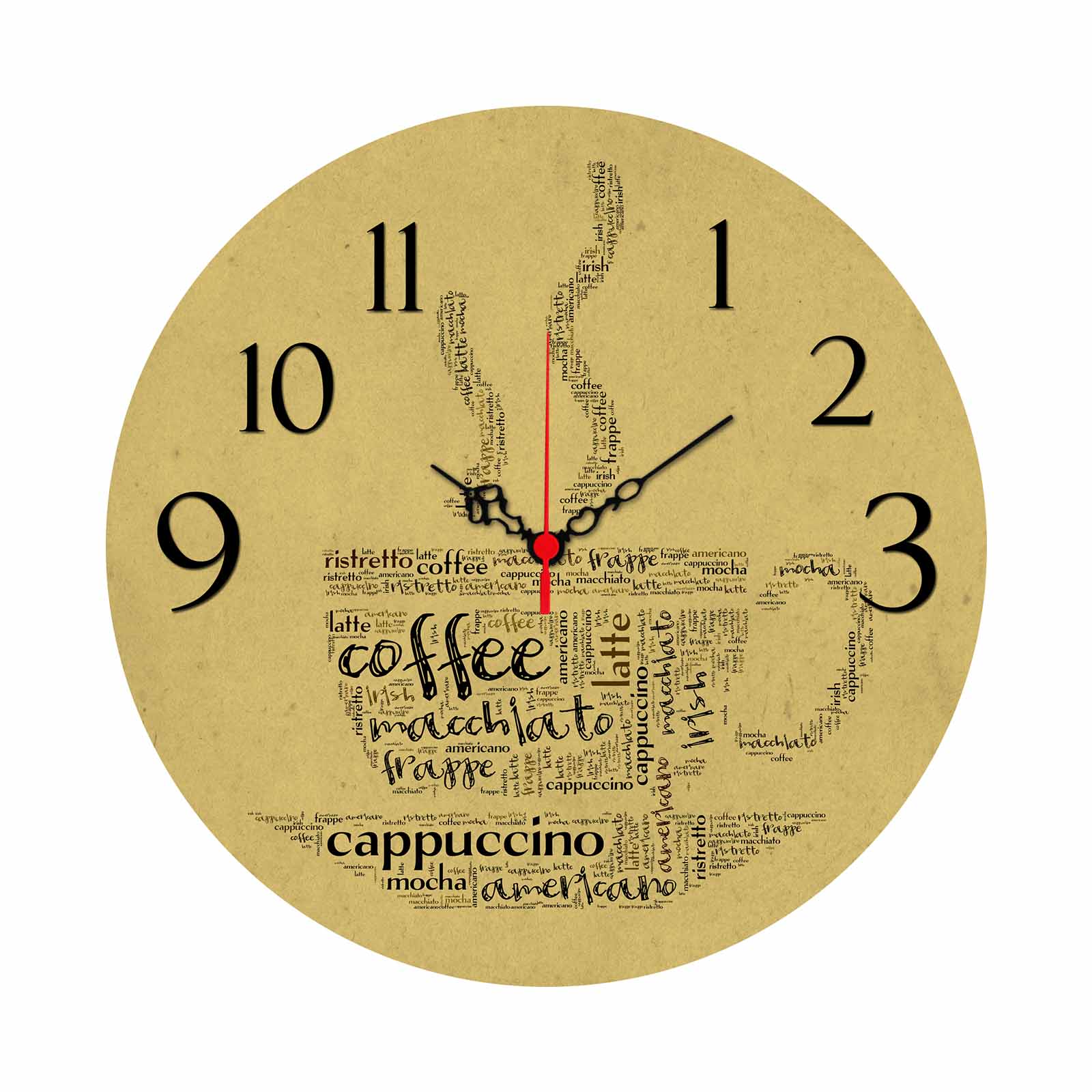 Relógio Decorativo MDF Multicolor Ms-23 - Design Moderno 40cm